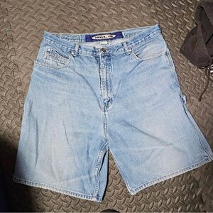 Men's Light Blue Denim Shorts